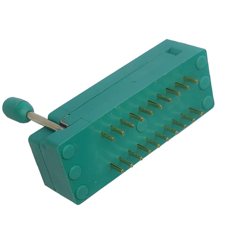 YEGAFE 2Pcs 20Pin 2.54mm ZIF Zip IC Test DIP Board Socket Universal Gold Plated feet - Image 3